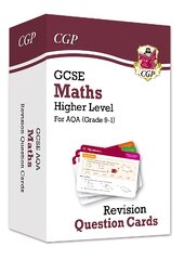 Grade 9-1 GCSE Maths AQA Revision Question Cards - Higher цена и информация | Книги для подростков и молодежи | pigu.lt