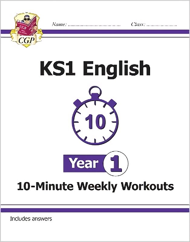 KS1 English 10-Minute Weekly Workouts - Year 1 kaina ir informacija | Knygos paaugliams ir jaunimui | pigu.lt