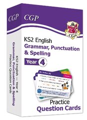 KS2 English Practice Question Cards: Grammar, Punctuation & Spelling - Year 4 цена и информация | Книги для подростков и молодежи | pigu.lt