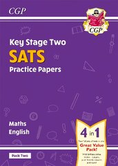 New KS2 Maths & English Sats Practice Papers: Pack 2 for the 2023 tests with free Online Extras kaina ir informacija | Knygos paaugliams ir jaunimui | pigu.lt
