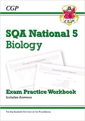 National 5 Biology: SQA Exam Practice Workbook - includes Answers цена и информация | Книги для подростков и молодежи | pigu.lt
