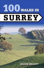 100 Walks in Surrey цена и информация | Книги о питании и здоровом образе жизни | pigu.lt