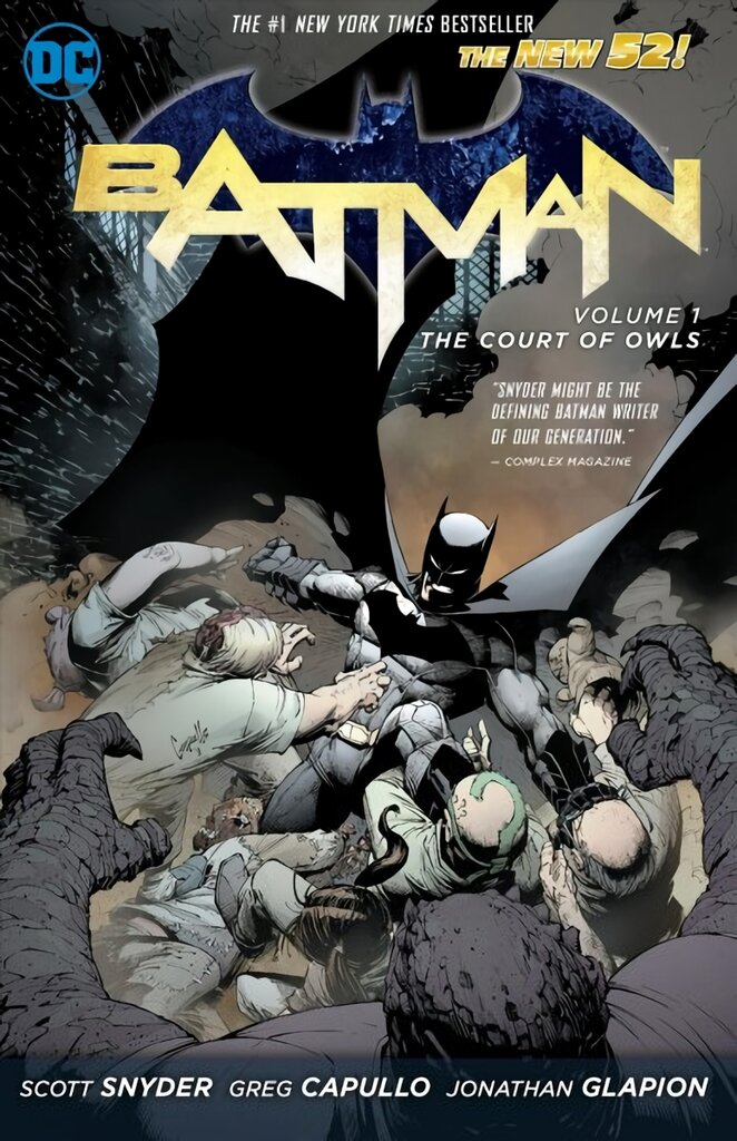 Batman Vol. 1: The Court of Owls (The New 52) kaina ir informacija | Fantastinės, mistinės knygos | pigu.lt