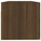 Sieninė spintelė, Apdirbta mediena, 100x36,5x35cm, ruda ąžuolo spalva kaina ir informacija | Svetainės spintelės | pigu.lt
