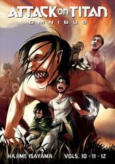 Attack on Titan Omnibus 4 (Vol. 10-12) цена и информация | Фантастика, фэнтези | pigu.lt