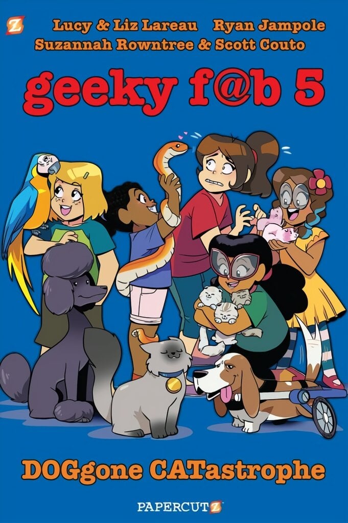 Geeky Fab 5 Vol. 3: DOGgone CATastrophe цена и информация | Knygos paaugliams ir jaunimui | pigu.lt