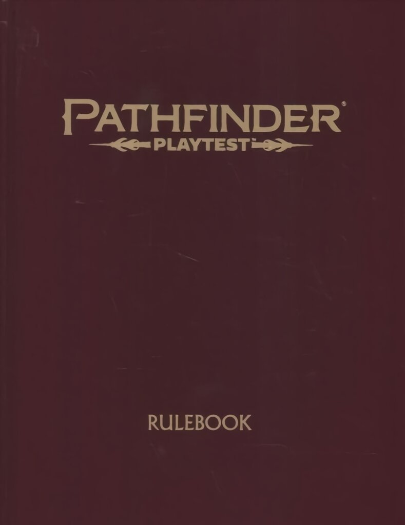 Pathfinder Playtest Rulebook Deluxe Hardcover цена и информация | Fantastinės, mistinės knygos | pigu.lt