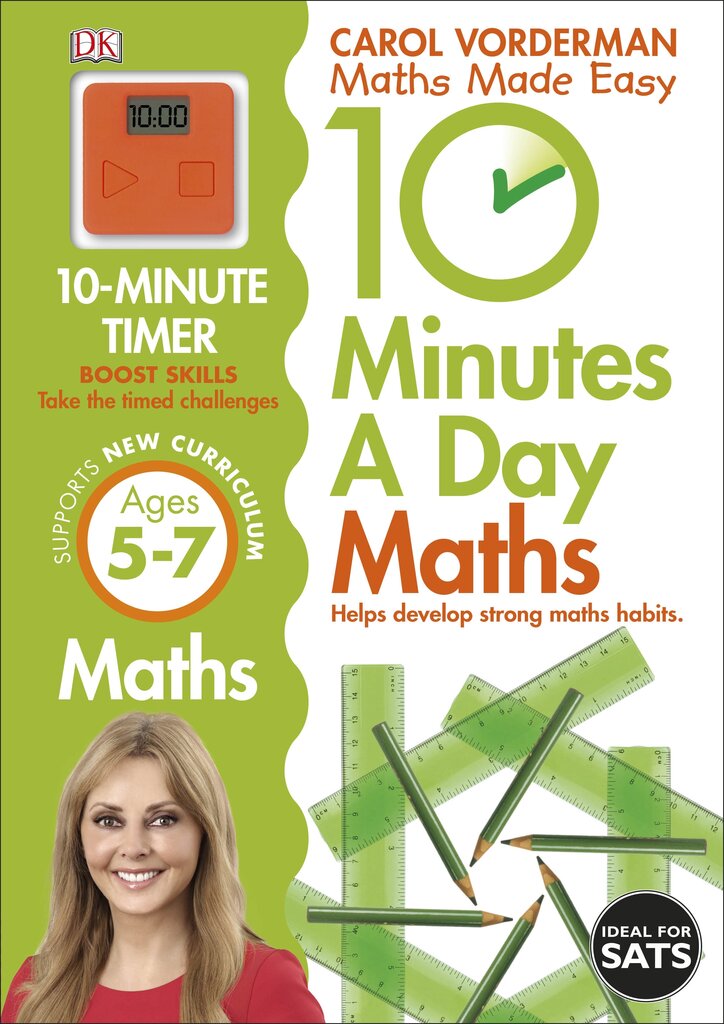 10 Minutes A Day Maths: Helps Develop Strong Maths Hobits (Ages 5-7) цена и информация | Lavinamosios knygos | pigu.lt