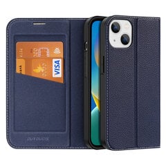Dux Ducis Skin X2 iPhone 14 with magnetic flap blue kaina ir informacija | Telefono dėklai | pigu.lt