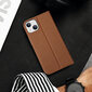 Dux Ducis Skin X2 iPhone 14 with magnetic flap brown kaina ir informacija | Telefono dėklai | pigu.lt