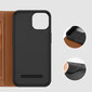 Dux Ducis Skin X2 iPhone 14 with magnetic flap brown kaina ir informacija | Telefono dėklai | pigu.lt