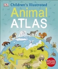 Children's Illustrated Animal Atlas kaina ir informacija | Knygos paaugliams ir jaunimui | pigu.lt