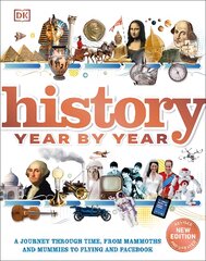 History Year by Year: A journey through time, from mammoths and mummies to flying and facebook kaina ir informacija | Knygos paaugliams ir jaunimui | pigu.lt