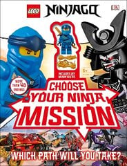 LEGO NINJAGO Choose Your Ninja Mission: With NINJAGO Jay minifigure kaina ir informacija | Knygos mažiesiems | pigu.lt