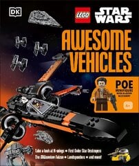 LEGO Star Wars Awesome Vehicles: With Poe Dameron Minifigure and Accessory цена и информация | Книги для подростков и молодежи | pigu.lt