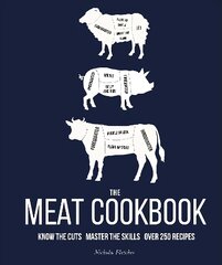 Meat Cookbook: Know the Cuts, Master the Skills, over 250 Recipes цена и информация | Книги рецептов | pigu.lt