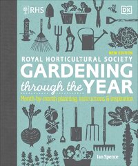 RHS Gardening Through the Year: Month-by-month Planning Instructions and Inspiration kaina ir informacija | Knygos apie sodininkystę | pigu.lt