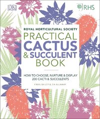 RHS Practical Cactus and Succulent Book: How to Choose, Nurture, and Display more than 200 Cacti and Succulents kaina ir informacija | Knygos apie sodininkystę | pigu.lt