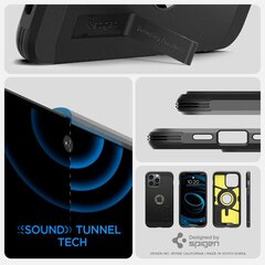 Spigen Tough Armor iPhone 14 Pro Black kaina ir informacija | Telefono dėklai | pigu.lt