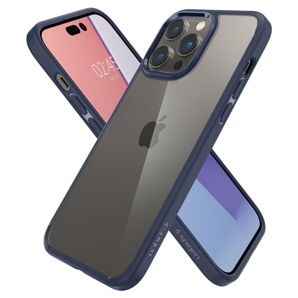 Spigen Ultra Hybrid iPhone 14 Pro Blue kaina ir informacija | Telefono dėklai | pigu.lt