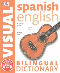 Spanish-English Bilingual Visual Dictionary with Free Audio App 3rd edition kaina ir informacija | Užsienio kalbos mokomoji medžiaga | pigu.lt