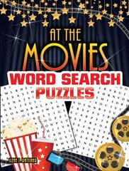 At the Movies Word Search Puzzles kaina ir informacija | Knygos apie sveiką gyvenseną ir mitybą | pigu.lt