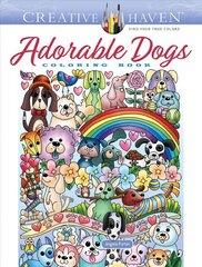 Creative Haven Adorable Dogs Coloring Book цена и информация | Книги для самых маленьких | pigu.lt