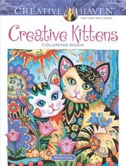 Creative Haven Creative Kittens Coloring Book kaina ir informacija | Knygos apie sveiką gyvenseną ir mitybą | pigu.lt