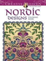 Creative Haven Nordic Designs Collection Coloring Book цена и информация | Книги о питании и здоровом образе жизни | pigu.lt