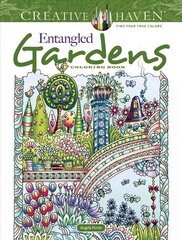 Creative Haven Entangled Gardens Coloring Book цена и информация | Книги для малышей | pigu.lt