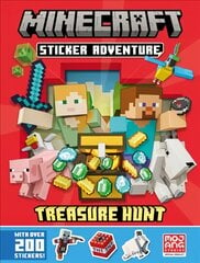 Minecraft Sticker Adventure: Treasure Hunt цена и информация | Книги для самых маленьких | pigu.lt