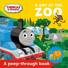 Thomas & Friends: A Day at the Zoo a peep-through book kaina ir informacija | Knygos mažiesiems | pigu.lt
