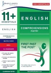 11plus Essentials English Comprehensions: Poetry Book 1 цена и информация | Пособия по изучению иностранных языков | pigu.lt