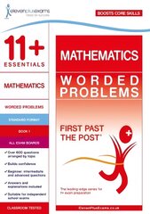 11plus Essentials Mathematics: Worded Problems Book 1 kaina ir informacija | Knygos paaugliams ir jaunimui | pigu.lt