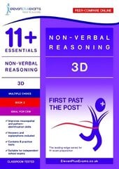 11plus Essentials - 3-D Non-verbal Reasoning Book 2 цена и информация | Развивающие книги | pigu.lt