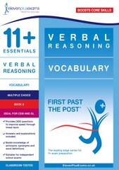 11plus Essentials Verbal Reasoning: Vocabulary Book 2 цена и информация | Развивающие книги | pigu.lt
