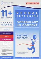 11plus Essentials Verbal Reasoning: Vocabulary in Context Level 2 цена и информация | Развивающие книги | pigu.lt