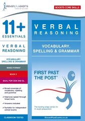 11+ Essentials Verbal Reasoning: Vocabulary, Spelling & Grammar Book 2 kaina ir informacija | Lavinamosios knygos | pigu.lt