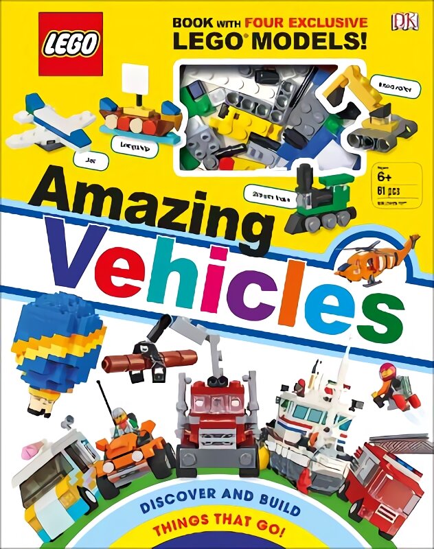 LEGO Amazing Vehicles: Includes Four Exclusive LEGO Mini Models kaina ir informacija | Knygos mažiesiems | pigu.lt