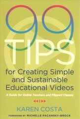 99 Tips for Creating Simple and Sustainable Educational Videos: A Guide for Online Teachers and Flipped Classes kaina ir informacija | Socialinių mokslų knygos | pigu.lt