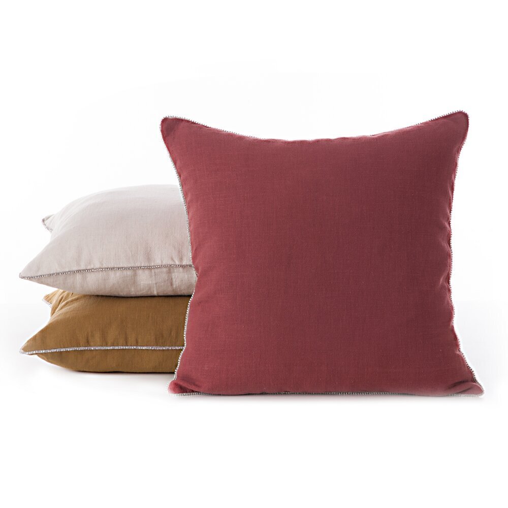 Len 22B pagalvės užvalkalas, 43x43 cm kaina ir informacija | Dekoratyvinės pagalvėlės ir užvalkalai | pigu.lt