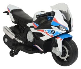 Elektromobilis vaikams Lean Cars BMW S1000RR 2156, baltas kaina ir informacija | Elektromobiliai vaikams | pigu.lt