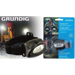 Налобный фонарь Grundig 5LED цена и информация | Фонари и прожекторы | pigu.lt