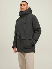 Мужская парка JACK & JONES 200 г 12218773*05 5715310480859, черная  цена и информация | Мужские куртки | pigu.lt