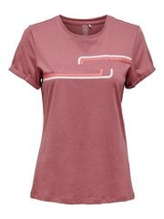 Детская футболка ONLY PLAY 15254010*01 5715316252900, серо-розовая  цена и информация | Женские футболки | pigu.lt