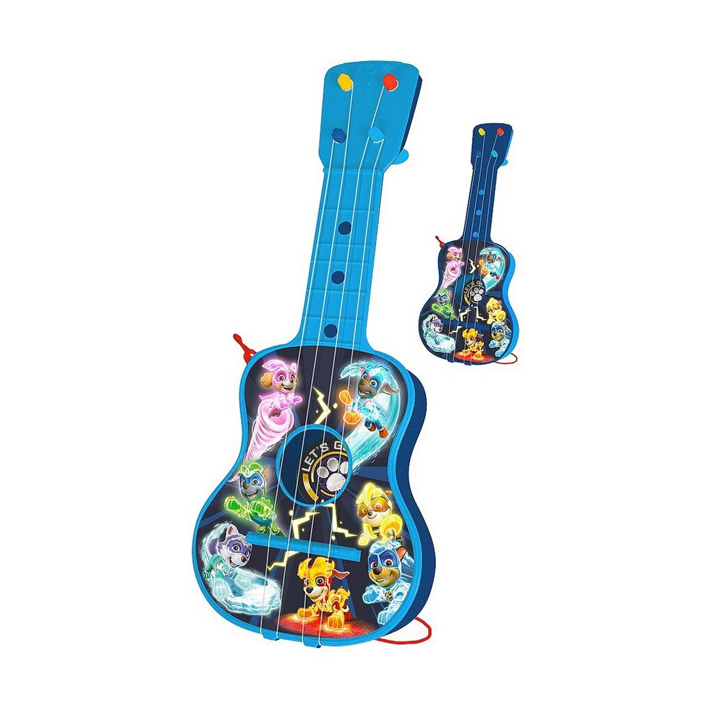 Kūdikių gitara Reig Paw Patrol, 4 virvės цена и информация | Lavinamieji žaislai | pigu.lt