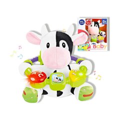 Muzikinis pliušinis žaislas Karvė, Reig kaina ir informacija | Žaislai kūdikiams | pigu.lt