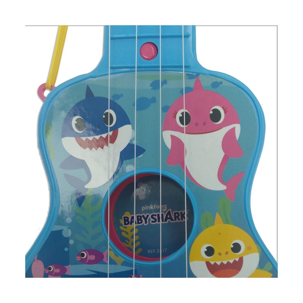 Kūdikių gitara Reig Baby Shark, mėlyna цена и информация | Lavinamieji žaislai | pigu.lt