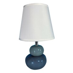 Настольная лампа Versa Синий Керамика Текстиль (15 x 22,5 x 9,5 cm) цена и информация | Настольные светильники | pigu.lt