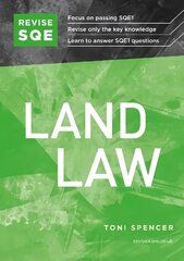 Revise SQE Land Law: SQE1 Revision Guide New edition цена и информация | Книги по экономике | pigu.lt